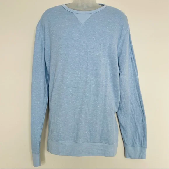 EUC | Men’s Sonoma Heathered Baby Blue Crewneck Top | Size XXL - Picture 1 of 5
